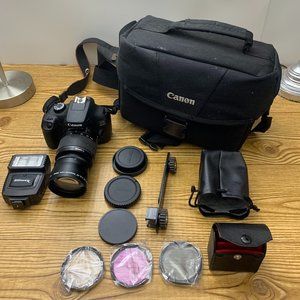 Canon EOS 4000D DSLR Camera with Canon EF-S 18-55mm With Accessories SEE PHOTOS